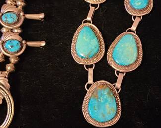 Signed Turquoise necklace