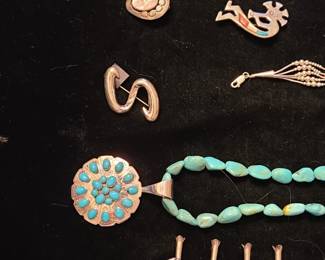 Assorted Turquoise jewelry