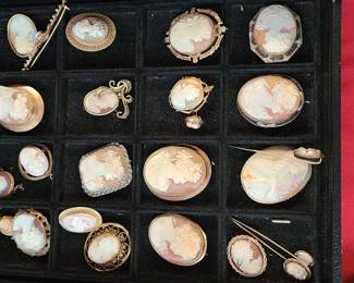 Gold Cameos