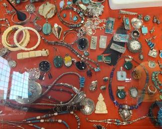 Assorted Turquoise jewelry