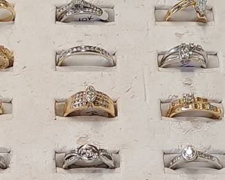 Gold wedding sets