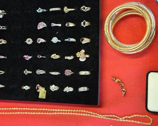 Assorted Gold jewelry