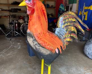 Rooster stands 5β tall.