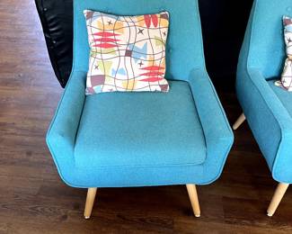 Mid century side chair (2)