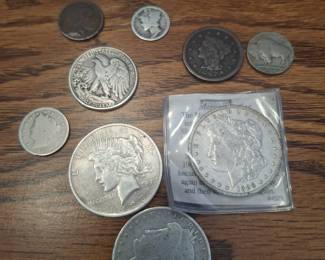 A rather large coin collection, much more than seen in the pictures