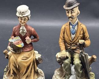 Vintage Napcoware Victorian Grandpa & Grandma