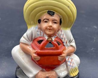 1940's Mexican Paesano in Sombrero Figurine