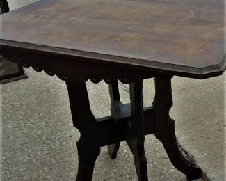 Victorian wood table