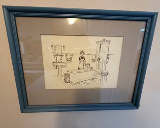 Koehler bathroom art original