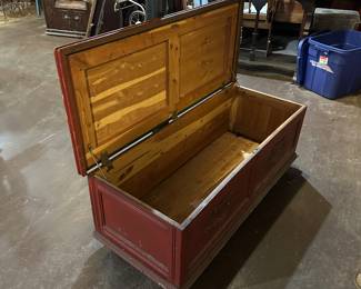Cedar lined chest