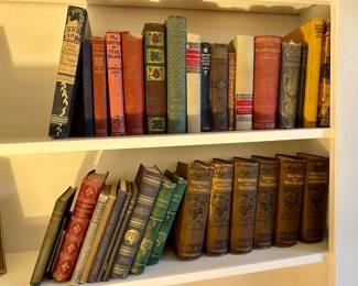 Antique and vintage books