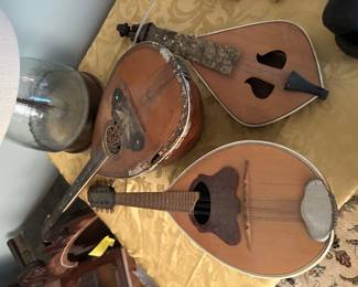 Vintage Greek bouzoukis 