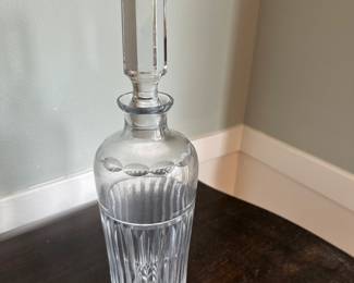Vintage crystal decanter 