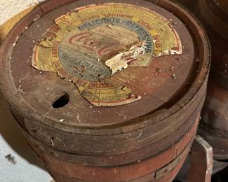 Coca Cola barrels