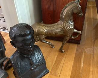Ludovico de Luigi Bronze Horse - Signed & Numbered, Bronze Bust
