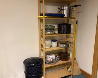 Pots, Folding Shelf