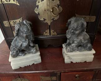 Pair of Foo Dog Bookends
