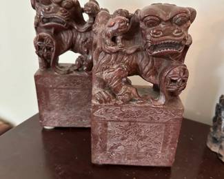 Chinese Foo Dog Bookends