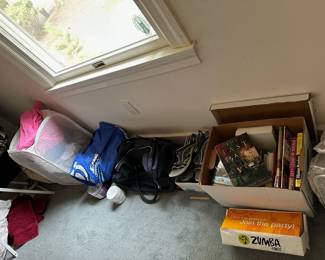 Books, Shoes, Clothes