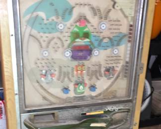 Antique Pachinko Pinball Machine