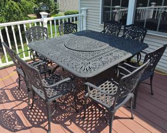 Cast Iron Patio Table & Chairs