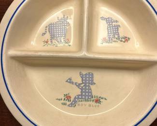 Vintage babies plate from the 1930s.