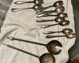Vintage spoon collection.