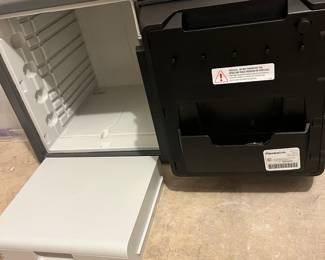 Inside of Sentry safe