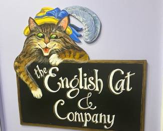 Fun hand painted sign.