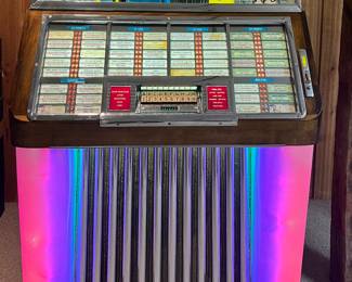 1953 Seeburg Select-O-Matic M100C Jukebox w/companion wall box - $5000.
