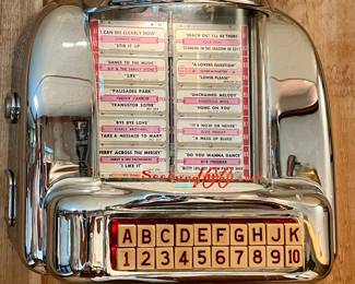 1953 Seeburg Select-O-Matic M100C Jukebox w/companion wall box - $5000.