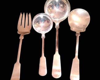 #4 he's serving set silver plate by Bailey Banks and Biddle