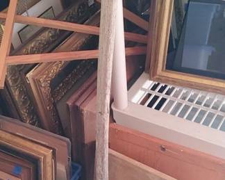 Remember this is an artists estate sale; so you will find plenty of frames and art supplies don't miss out