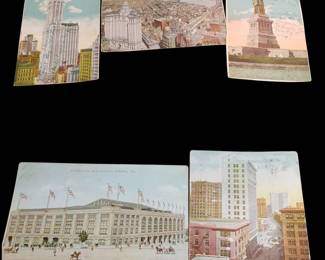 Vintage early 1900s New York postcards in Atlanta postcards