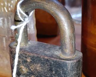 Several vintage locks
