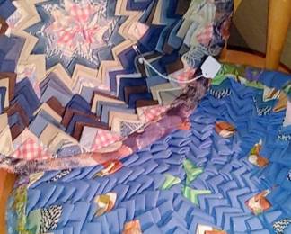Small handmade rugs or chair seat covers some are small and some are large