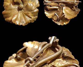 Antique handmade brooch possibly gold ( I'll have to test)