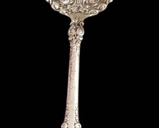 Stunning sterling silver plated antique sugar spoon
