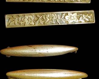 Gold filled Victorian bar pins