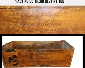 1860s tobacco cigar box constellation