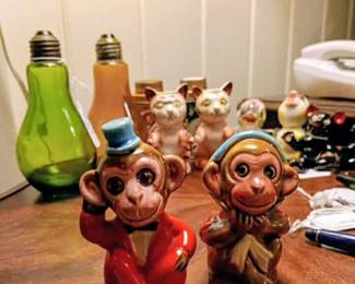Fantastic vintage salt and pepper collection