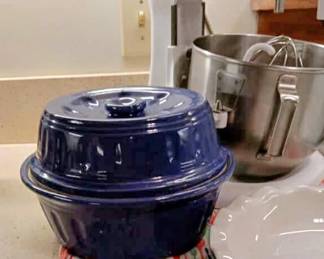 Unusual McCoy covered dish casserole
