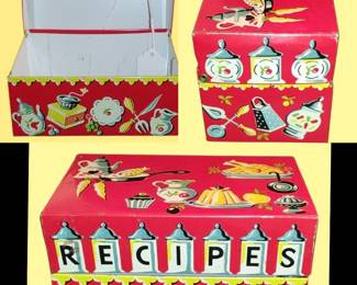 Guaranteed original vintage recipe box that looks brand new