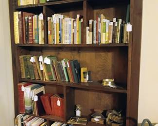 Great selection throughout the house of vintage books