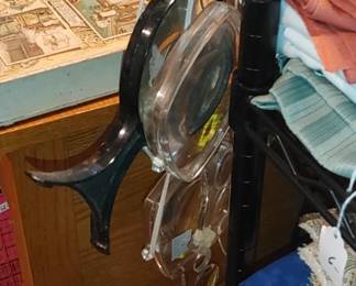 Large magnifying glasses that hang around your neck for sewing and reading