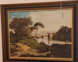 Oil painting by Ann Blevins