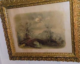 Antique lithograph