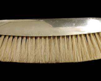 Sterling silver clothes brush