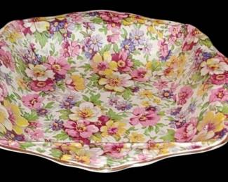 VINTAGE JAMES KENT DU BARRY CHINTZ FLORAL DISH
MADE IN ENGLAND