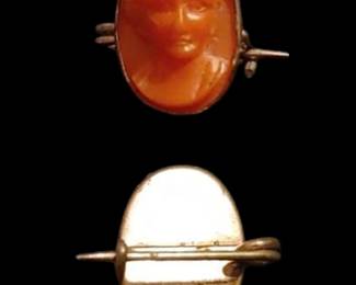 Very tiny celluloid cameo